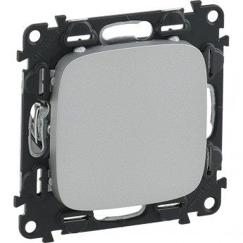 Заглушка LEGRAND Valena ALLURE с суппортом с лицевой панелью алюминий