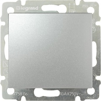 Переключатель на два направления Valena 10 A 250 В алюминий