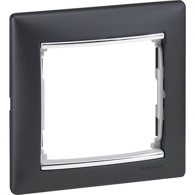 Рамка LEGRAND Valena 1 пост ноктюрн/серебряный штрих 770391