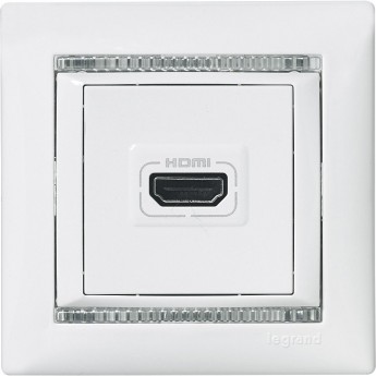 Розетка LEGRAND HDMI для аудио/видеоустройств Valena белый Розетка LEGRAND HDMI для аудио/видеоустройств Valena белый
