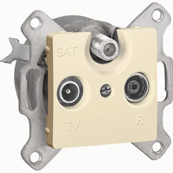 Розетка LEGRAND TV-FM-SAT Cariva оконечная 10/14 дБ 2150 МГц слоновая кость Розетка LEGRAND TV-FM-SAT Cariva оконечная 10/14 дБ 2150 МГц слоновая кость