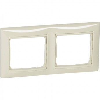 Рамка LEGRAND Valena 2 поста горизонтальный монтаж слоновая кость