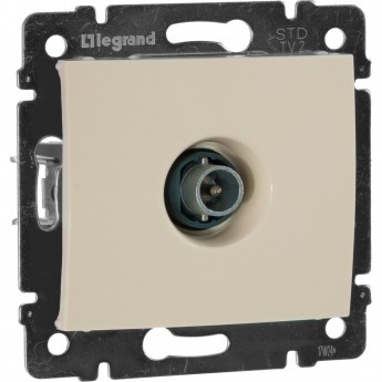 ТВ розетка LEGRAND Valena оконечная 10 дБ 2400 МГц слоновая кость