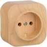 Розетка LEGRAND 2К без шторок 16 A 250 В Quteo IP 20 дерево 782270