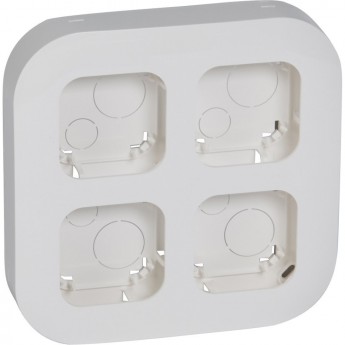 Установочный блок LEGRAND до 4 постов Quteo IP 20 белый Установочный блок LEGRAND до 4 постов Quteo IP 20 белый