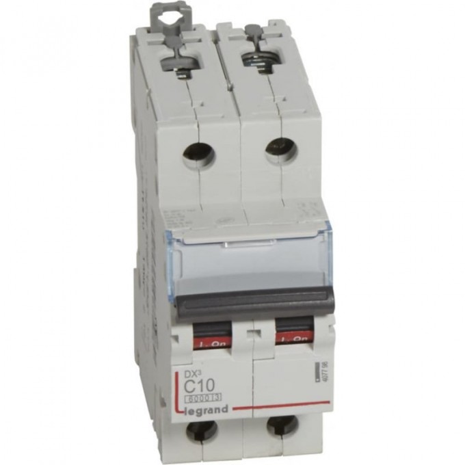 Автоматический выключатель LEGRAND DX3 6000 10kA 10A 2П тип С 407798