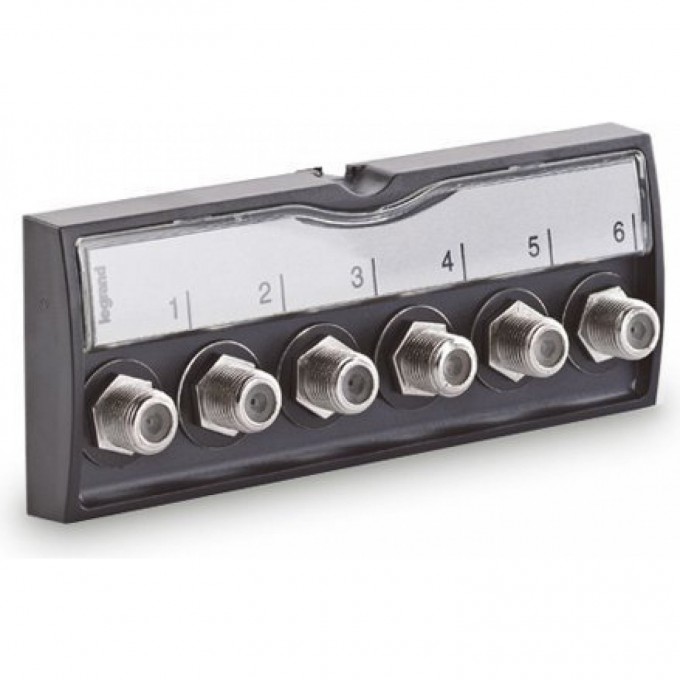 Блок 6F коннекторов LEGRAND LCS² черный 033534