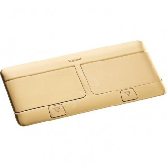 Блок выдвижной LEGRAND 8(2х4)модуля латунь