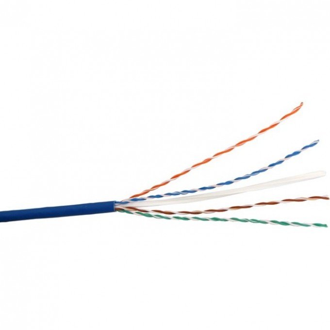 Кабель для локальных сетей LEGRAND категория 6 F/UTP 4 пары LSZH для групповой прокладки 500 м синий 032867