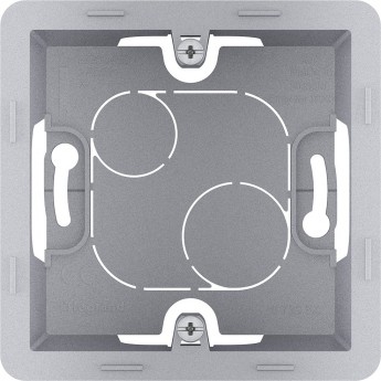 Коробка накладного монтажа LEGRAND INSPIRIA 1 пост алюминий