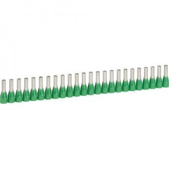 Наконечник в лентах LEGRAND Starfix, для кабелей сечением 6 мм², зеленый