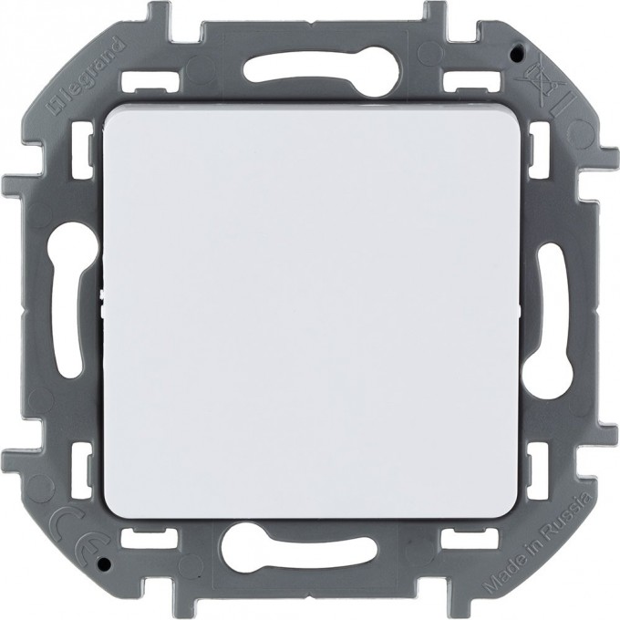 Переключатель без фиксации LEGRAND INSPIRIA с Н.О./Н.З. контактом 6 A 250 В белый 673690