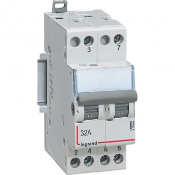 Переключатель LEGRAND CX3 2ПК со средней точкой 32A 400В Переключатель LEGRAND CX3 2ПК со средней точкой 32A 400В