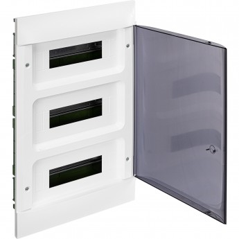 Пластиковый щиток LEGRAND PRACTIBOX S страиваемый 3X12 дымчатая дверь Пластиковый щиток LEGRAND PRACTIBOX S страиваемый 3X12 дымчатая дверь