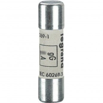 Плавкая вставка LEGRAND Gg 10х38 4А 500В, без индикации Плавкая вставка LEGRAND Gg 10х38 4А 500В, без индикации