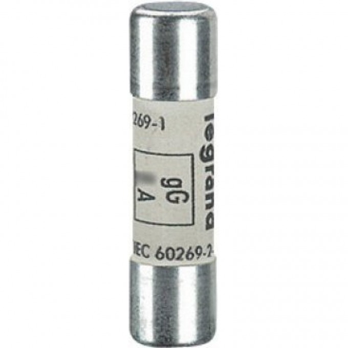 Плавкая вставка LEGRAND Gg 10х38 4А 500В, без индикации 13304