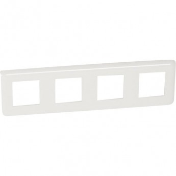 Рамка 4X2 модулей LEGRAND Mosaic горизонтальная, белая