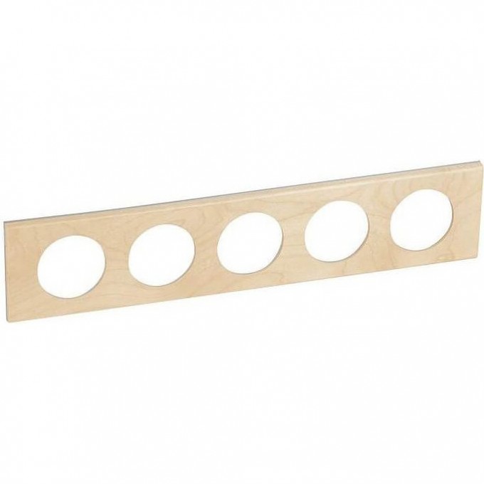 Рамка LEGRAND Celiane 5 постов Клен 069220