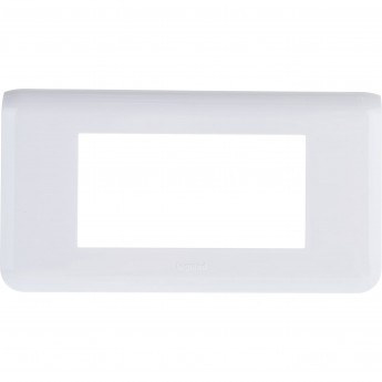 Рамка LEGRAND MOSAIC 4 модуля белая