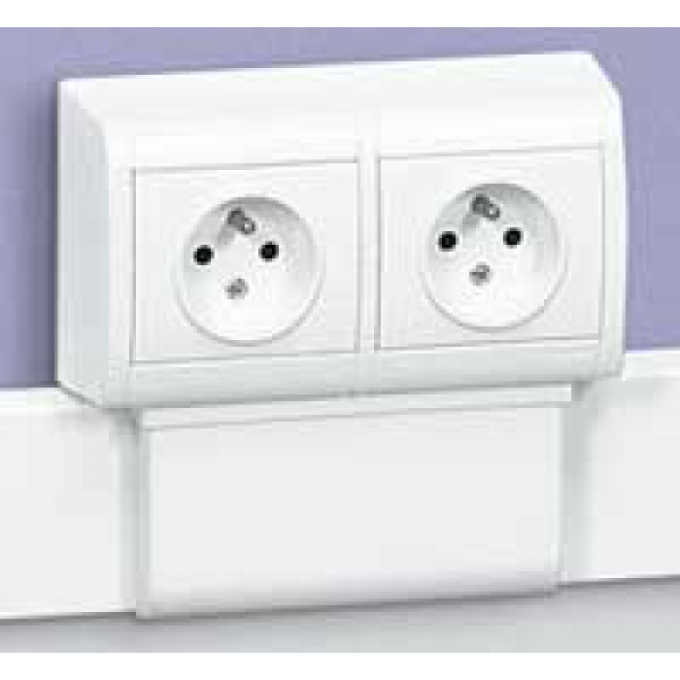 Рамка LEGRAND Mosaic для монтажа DLP и DLPlus 2x4 модуля 031621