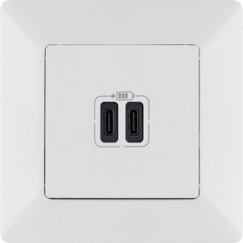 Розетка LEGRAND Valena Life USB белая Розетка LEGRAND Valena Life USB белая