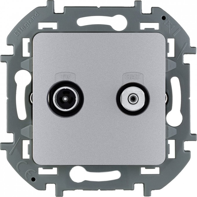 Розетка TV/SAT LEGRAND INSPIRIA звезда алюминий 673882