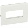 Суппорт LEGRAND Mosaic - 4 модуля - для кабель-каналов Metra 160x50, белый 638087