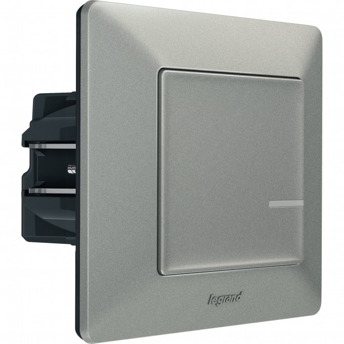Умный проводной выключатель/светорегулятор LEGRAND Valena Life with NETATMO 5-300Вт, алюминий 752384