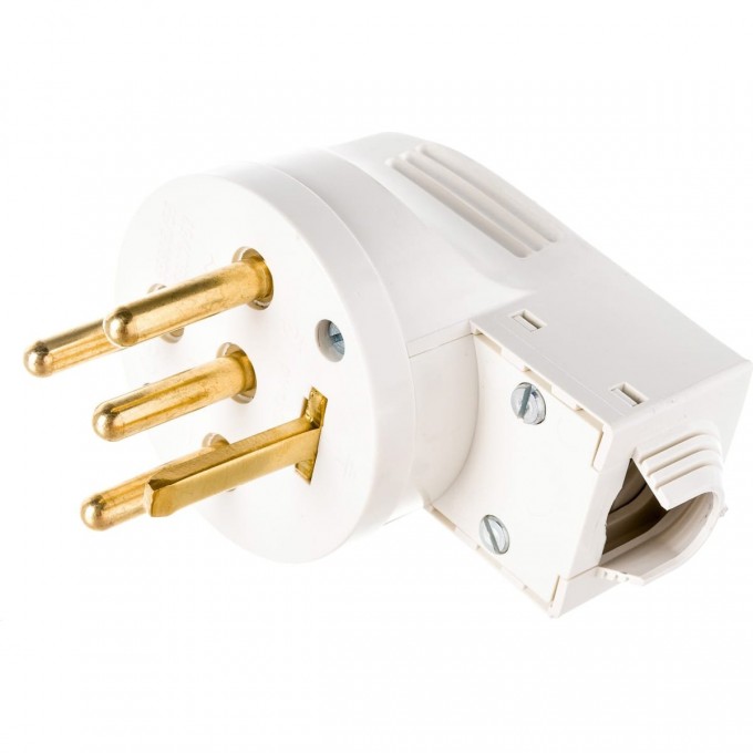 Вилка силовая LEGRAND 3К+Н+З 32А, белый 55807