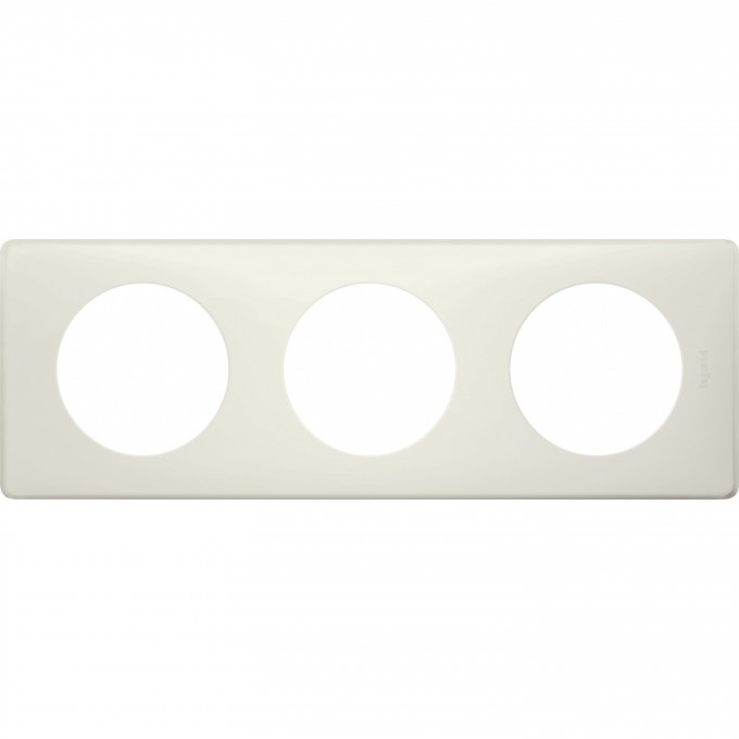 Рамка LEGRAND Celiane 3 поста Белая перкаль 066703