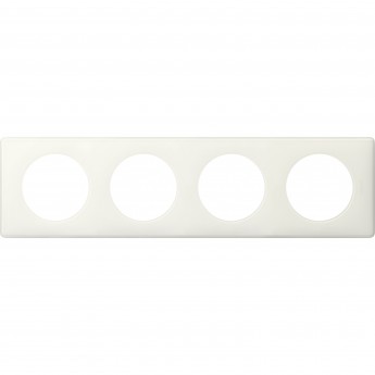 Рамка LEGRAND Celiane 4 поста Белый глянец