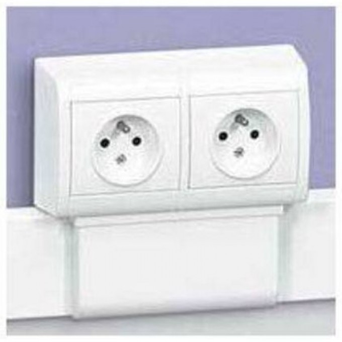 Рамка LEGRAND Mosaic 2x4 модуля для монтажа DLP и DLPlus, белая 31621