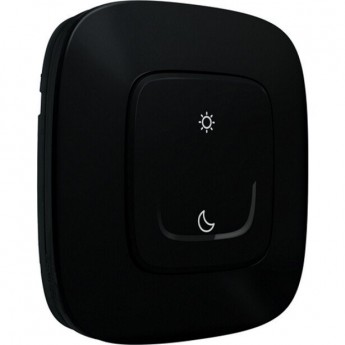 Умный беспроводной сценарный выключатель "День/Ночь" LEGRAND Valena Allure with NETATMO, антрацит Умный беспроводной сценарный выключатель "День/Ночь" LEGRAND Valena Allure with NETATMO, антрацит