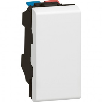 Выключатель LEGRAND Mosaic 10А 1 модуль, белый